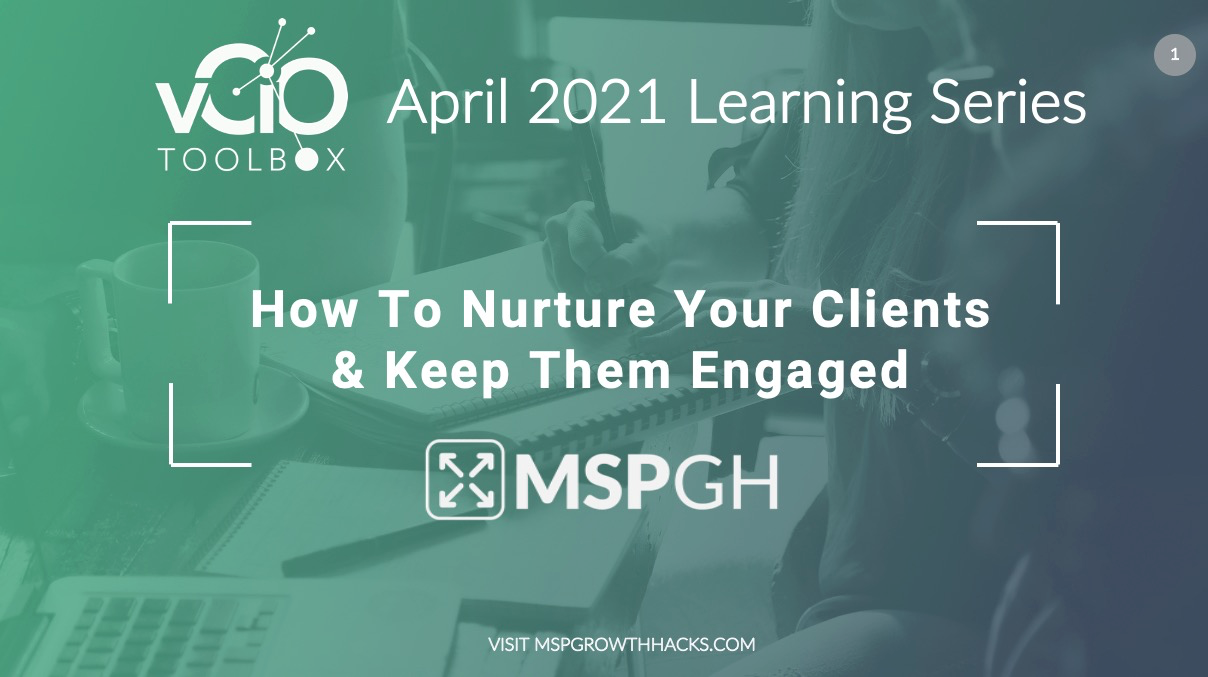 MSP Growth Hacks vCIOToolbox Presentation